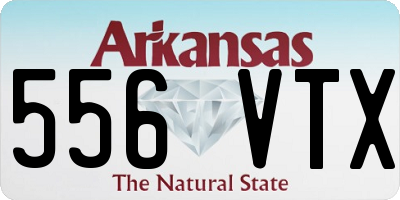 AR license plate 556VTX