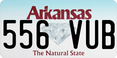 AR license plate 556VUB