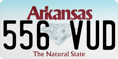 AR license plate 556VUD
