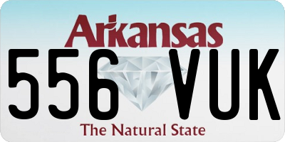 AR license plate 556VUK