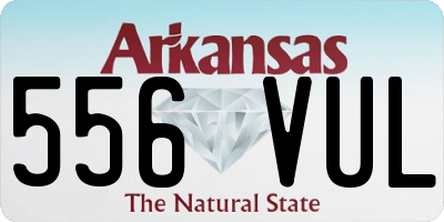 AR license plate 556VUL