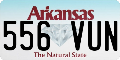 AR license plate 556VUN