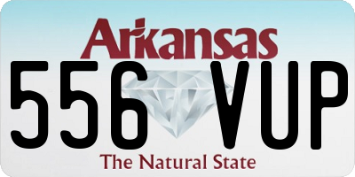 AR license plate 556VUP