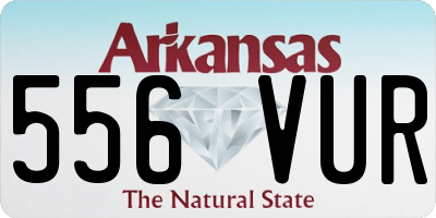 AR license plate 556VUR