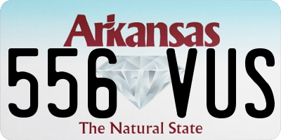 AR license plate 556VUS