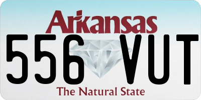 AR license plate 556VUT