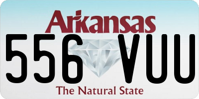 AR license plate 556VUU