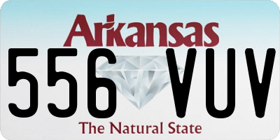 AR license plate 556VUV