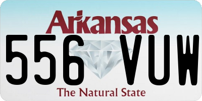 AR license plate 556VUW