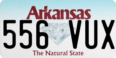 AR license plate 556VUX