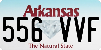 AR license plate 556VVF