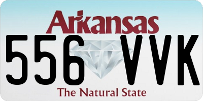 AR license plate 556VVK