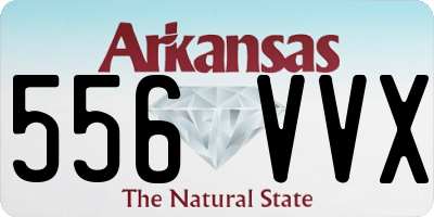 AR license plate 556VVX
