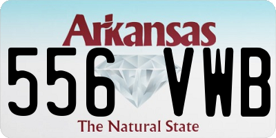 AR license plate 556VWB