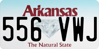 AR license plate 556VWJ