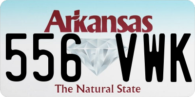 AR license plate 556VWK