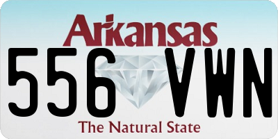 AR license plate 556VWN