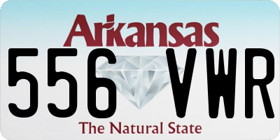AR license plate 556VWR