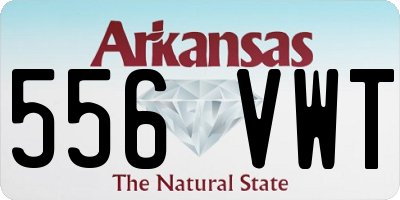 AR license plate 556VWT