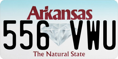 AR license plate 556VWU