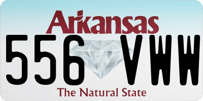 AR license plate 556VWW