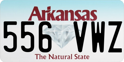 AR license plate 556VWZ