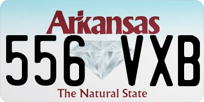 AR license plate 556VXB
