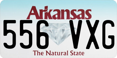 AR license plate 556VXG