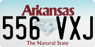 AR license plate 556VXJ