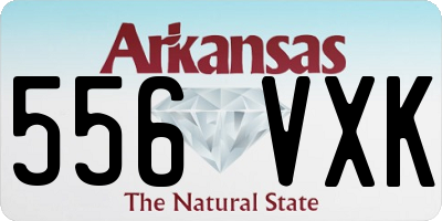 AR license plate 556VXK