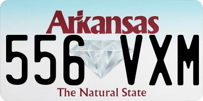 AR license plate 556VXM
