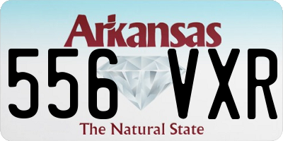 AR license plate 556VXR