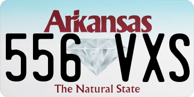 AR license plate 556VXS