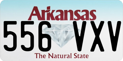 AR license plate 556VXV