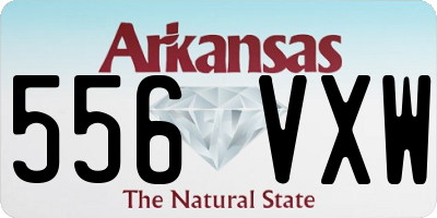 AR license plate 556VXW