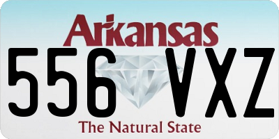 AR license plate 556VXZ