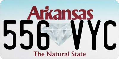 AR license plate 556VYC