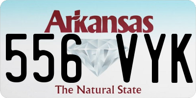 AR license plate 556VYK