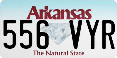 AR license plate 556VYR