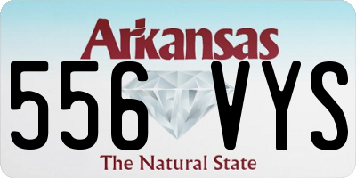 AR license plate 556VYS