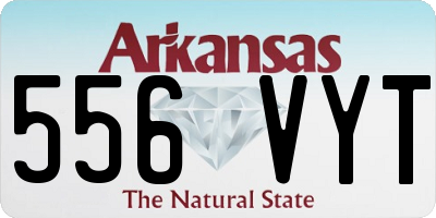 AR license plate 556VYT