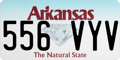 AR license plate 556VYV