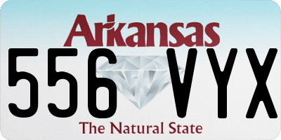 AR license plate 556VYX