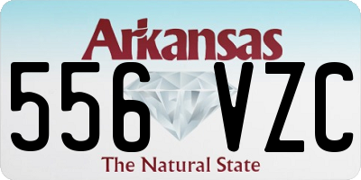 AR license plate 556VZC