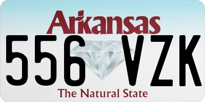AR license plate 556VZK