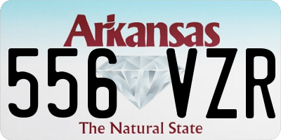 AR license plate 556VZR