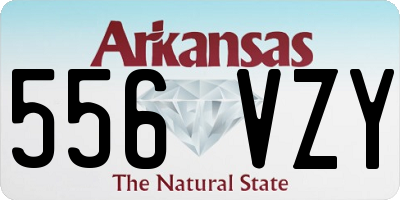 AR license plate 556VZY