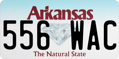 AR license plate 556WAC
