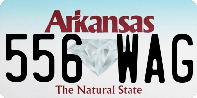 AR license plate 556WAG