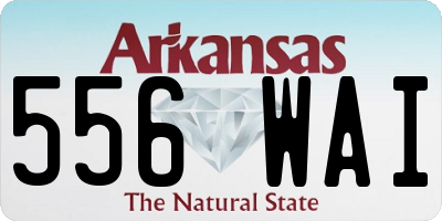 AR license plate 556WAI
